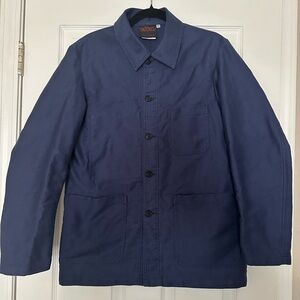 Vetra French Blue Moleskin Chore Coat